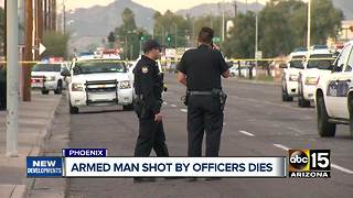 Armed suspect dies after being shot by Phoenix police