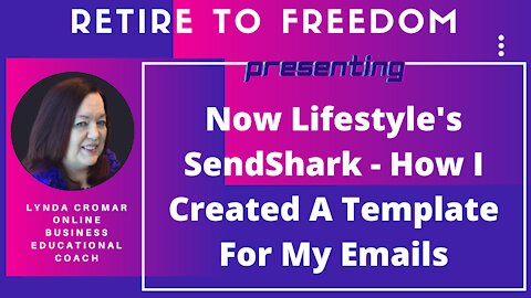 Now Lifestyle's SendShark - How I Created A Template For My Emails