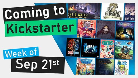 📅 Kickstarter Boardgames Week of Sep 21st | 7th Citadel, Dinosaur World, The Thing, Machina Arcana