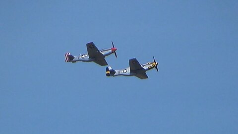 2014 Abbotsford International Airshow - A Pair of North American P-51 Mustang WWII Warbirds