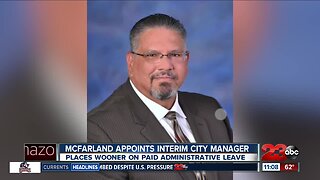 McFarland picks interim city manager