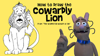 How to Draw the Cowardly Lion