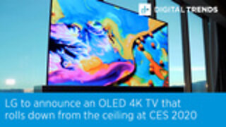 LG to announce ceiling mounted rollable OLED at CES 2020