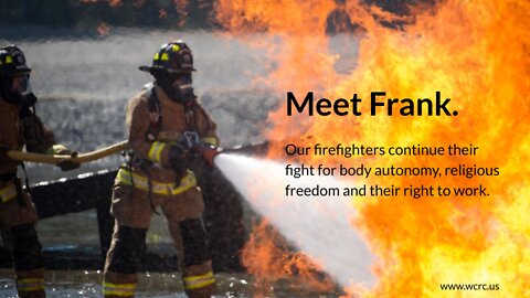 Firefighter Frank Dahlquist ◻️ WCRC Town Hall 5.15.22