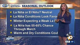 10News Pinpoint Weather with Meteorologist Angelica Campos