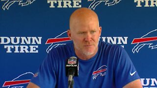 Buffalo Bills HC Sean McDermott speaks on the first day of training camp