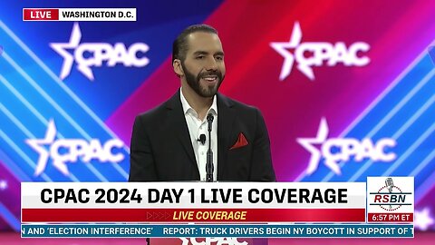 22.02.24 | Nayib Bukele, Prezydent Salwadoru, piorunująco przemawia do CPAC | Polski Lektor