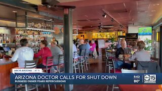 Doctor urges Governor Ducey to reintroduce restrictions on certain indoor activities