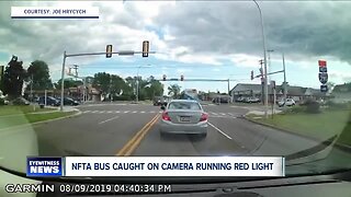 NFTA bus caught on camera running red light