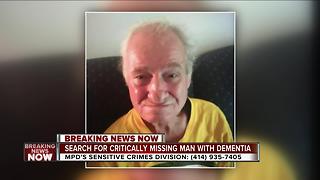 Milwaukee police looking for critical missing 72-year-old man