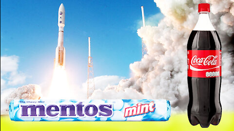 Experiment 2020: Rocket with Cola, Mentos (in the Mountains)