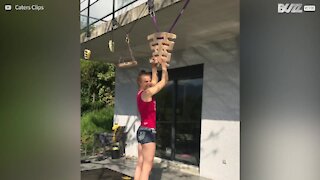 Quarantine: why not use your balcony for climbing?