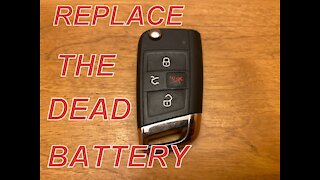 Replacing a Key FOB Battery in a Volkswagen