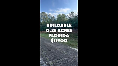 Buildable 0.35 acre lot for sale in Citrus Springs, Florida for $11,900