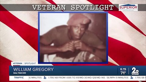 Veteran Spotlight: William Gregory of Baltimore