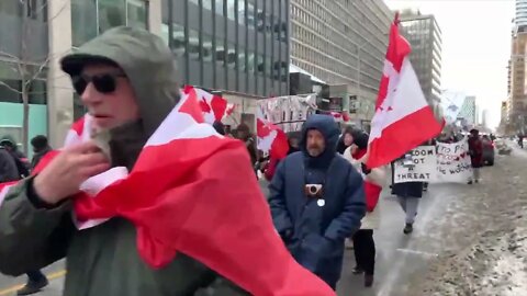 TORONTO CHANTING FREEDOM ON YONGE ST 🇨🇦