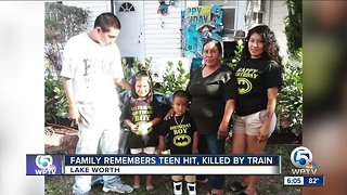 Family remembers young man killed by train