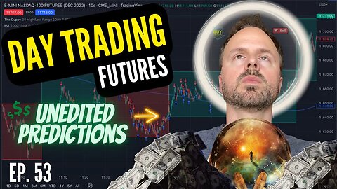 Predicting Nasdaq Market Movement On the One Second Bar Chart | WATCH ME TRADE | Day Trading Futures