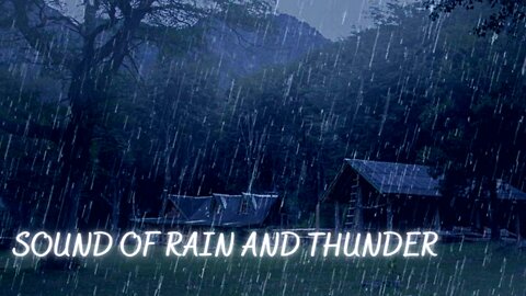 Sleep Fast With Rain and Thunder Sounds For Sleeping ⛈️ [ Soothing Rain Sounds For Sleep ]