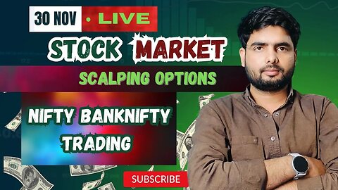 30 November Live Trading | Live Intraday Trading Today | Bank Nifty option trading live| #Nifty50 |