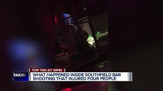 Dramatic video shows shooting inside Southfield bar