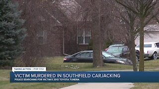 Police: Man carjacked, shot & killed in driveway of Southfield home