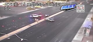 New crash at Flamingo and Sandhil