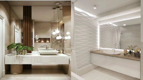 100 Small Bathroom design ideas 2022 | bathroom sink cabinet | washroom mirror 2022