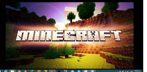 Minecraft survival gameplay