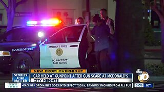 San Diego police called to City Heights McDonald's after gun scare