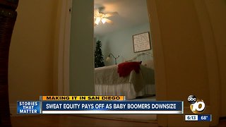 Sweat equity pays off as Baby Boomers downsize