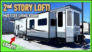 AMAZING Living Room + Loft YES PLEASE!! 2021 Jayco 40LOFT Bungalow