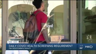 FGCU requires daily Covid-19 health requirements
