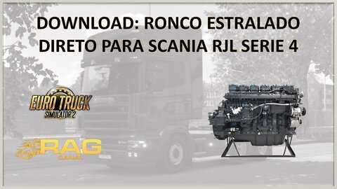 100% Mods Free: Ronco Estralado Direto para Scania RJL Serie 4