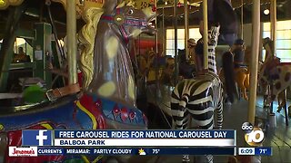Free rides at Balboa Park for National Carousel Day