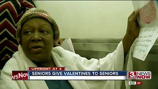 5K Seniors get handmade valentines