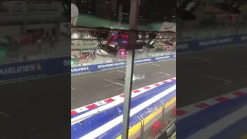 Stroll’s crash from the stands #shorts