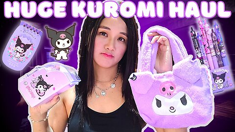 Kuromi Stationery Haul 💜💜 | Cute Sanrio School Supplies