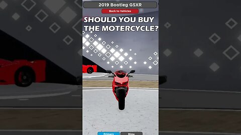 SHOULD YOU BUY THE MOTERCYCLE in Driving Empire?