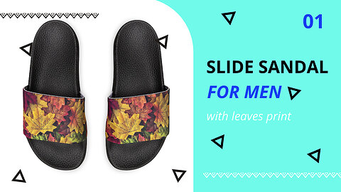 Men's PU Slide Sandals