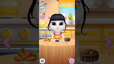 😂😋Angela Is Eating Food 😅 #512 | My Talking Angela 2 | #shorts #funwithangela 🤣😂