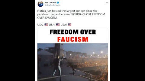 DeSantis REJECTS TYRANNY and decides for Freedom over Faucism!