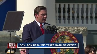Gov. Ron DeSantis takes oath of office