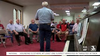 Local barbershop singing group reunites