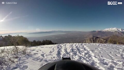 Un volo adrenalitico tra le montagne e gli alberi dello Utah