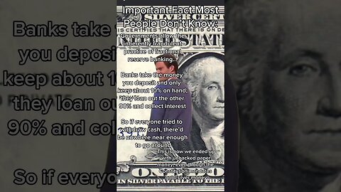 Important Fact People Dont Know About Money #unconstitutional #hiddenhistory #shorts #federalreserve