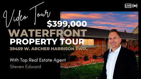 Harrison Twp. MI. Homes Video Tour - 39459 W. Archer #waterfronthomesforsale #harrisontwp