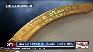Steve Martin donates banjo to Oklahoma City museum