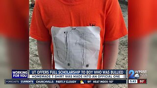 UT gives bullied student four-year scholarship