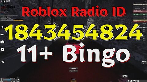 Bingo Roblox Radio Codes/IDs